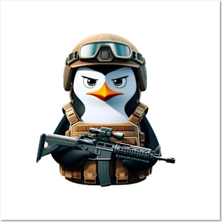 Tactical penguin Posters and Art